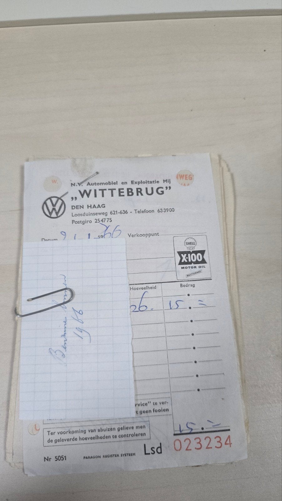 37 Oude Volkswagen onderhoudsbonnen en tankbonnen (1966), Boeken, Ophalen of Verzenden, Gelezen, Volkswagen, Onbekend