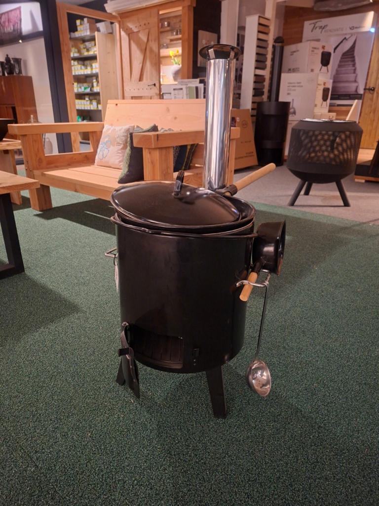 Nieuwe pruttelpot, Tuin en Terras, Buitenkeukens, Houtskool, Nieuw, Ophalen of Verzenden, SenS-Line
