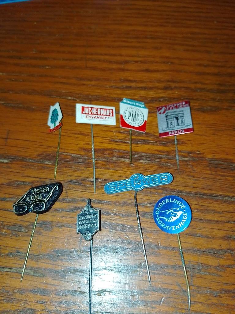 Winkel merk pins, Verzenden, Gebruikt, Merk, Speldje of Pin