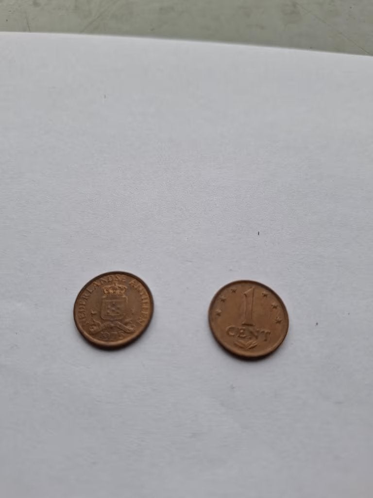 1 Cent Nederlandse Antillen 1975 - 1900 stuks, Postzegels en Munten, Munten | Nederland, Verzenden, Koningin Juliana