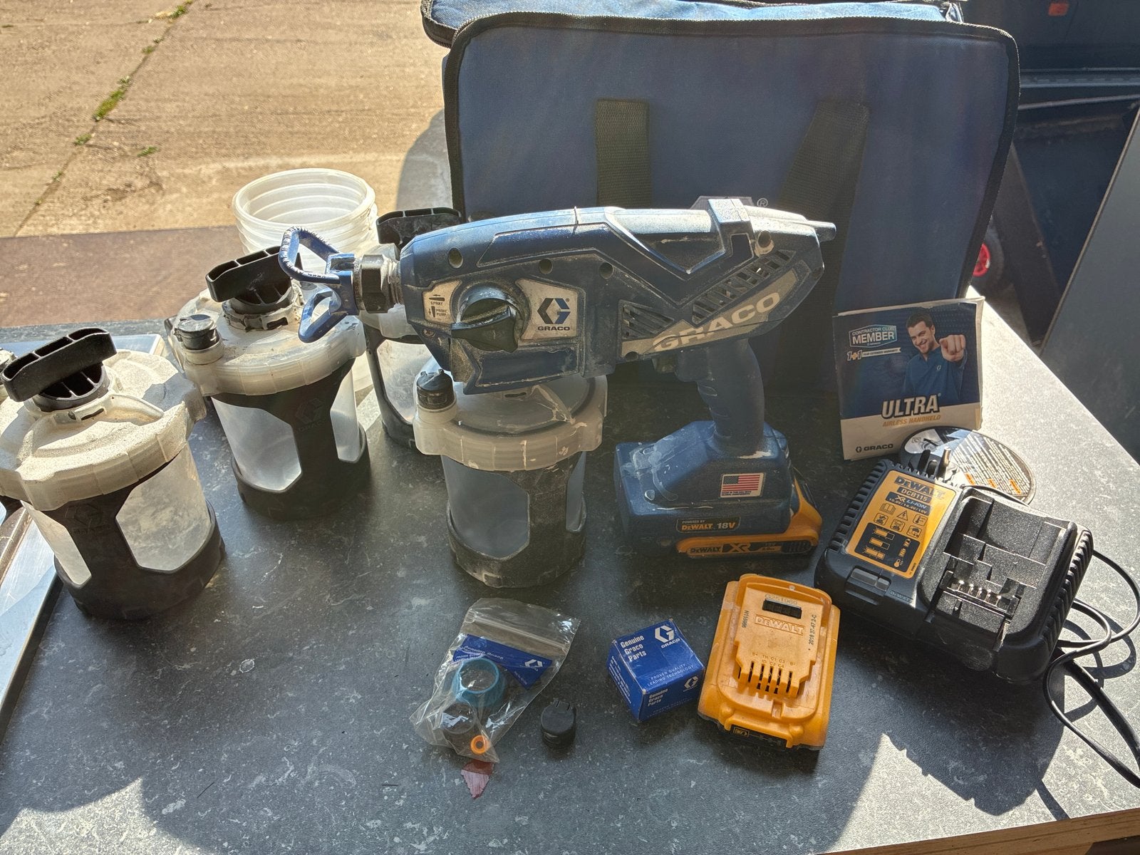 Graco Verfspuit - Weinig gebruikt, zo goed als nieuw, Doe-het-zelf en Verbouw, Schildersmaterialen, Ophalen, Zo goed als nieuw