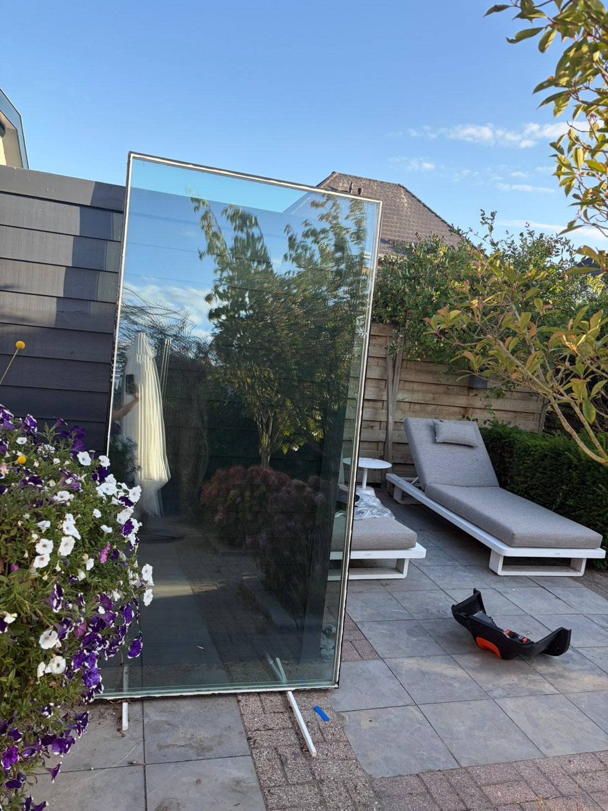 Gratis HR glas 1134x2294 2 stuks, Doe-het-zelf en Verbouw, Glas en Ramen, Ophalen, Zo goed als nieuw, 160 cm of meer