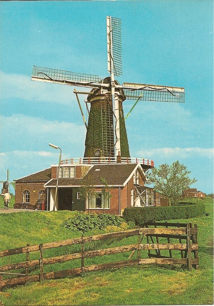 Ansichtkaart Bleskensgraaf "De Vriendschap" Korenmolen, Ophalen of Verzenden, 1980 tot heden, Ongelopen, Zuid-Holland