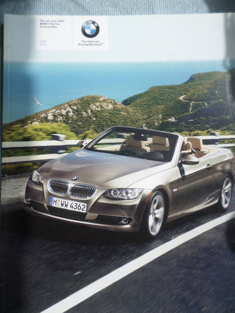 BMW 328i 335i Cabrio 2007 Brochure, Ophalen of Verzenden, Zo goed als nieuw, BMW