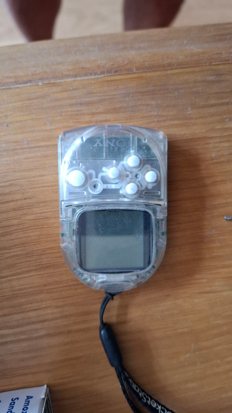 Sony PocketStation SCPH-4000 Transparant met Draagkoord, Ophalen of Verzenden, Gebruikt, Geheugenkaart, PlayStation 1