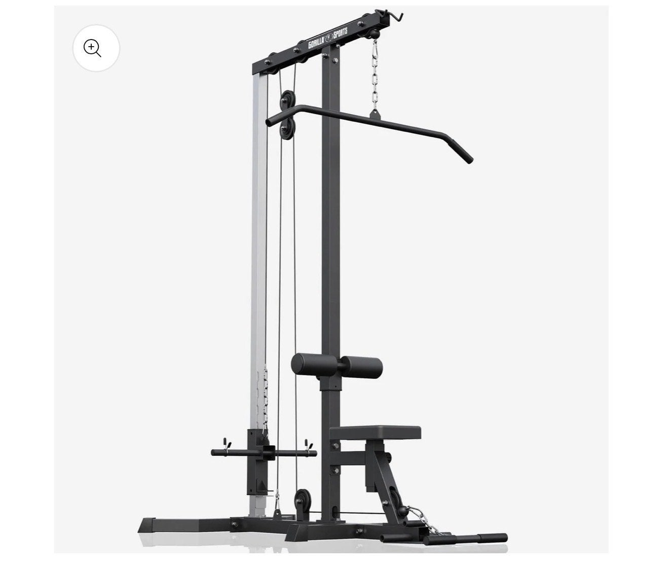 Nieuw Krachtstation Lat Pulldown Roeien 120x56x195cm, Krachtstation, Ophalen of Verzenden, Metaal, Armen