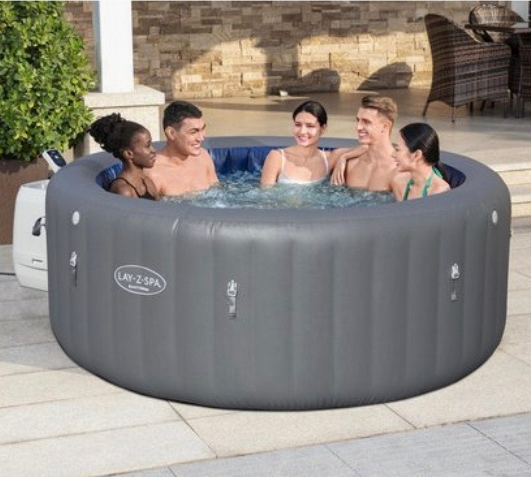 Lay-Z-Spa Santorini 2.16m x 80cm (zonder pomp) Nieuw, 200 tot 300 cm, Opblaaszwembad, 80 tot 120 cm, Rond