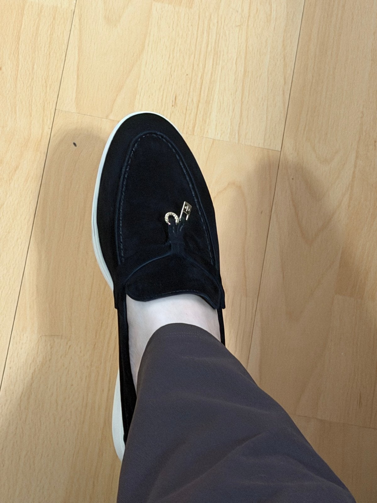 Loro Piana Summer Walk Loafers Zwart Maat 40, Kleding | Dames, Ophalen, Nieuw, Instappers, Zwart