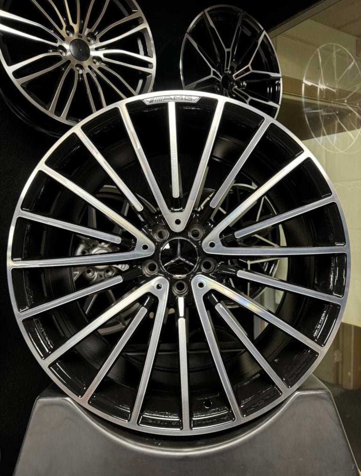 21 inch velgen voor Mercedes AMG look 5x112 S klasse W223 W2