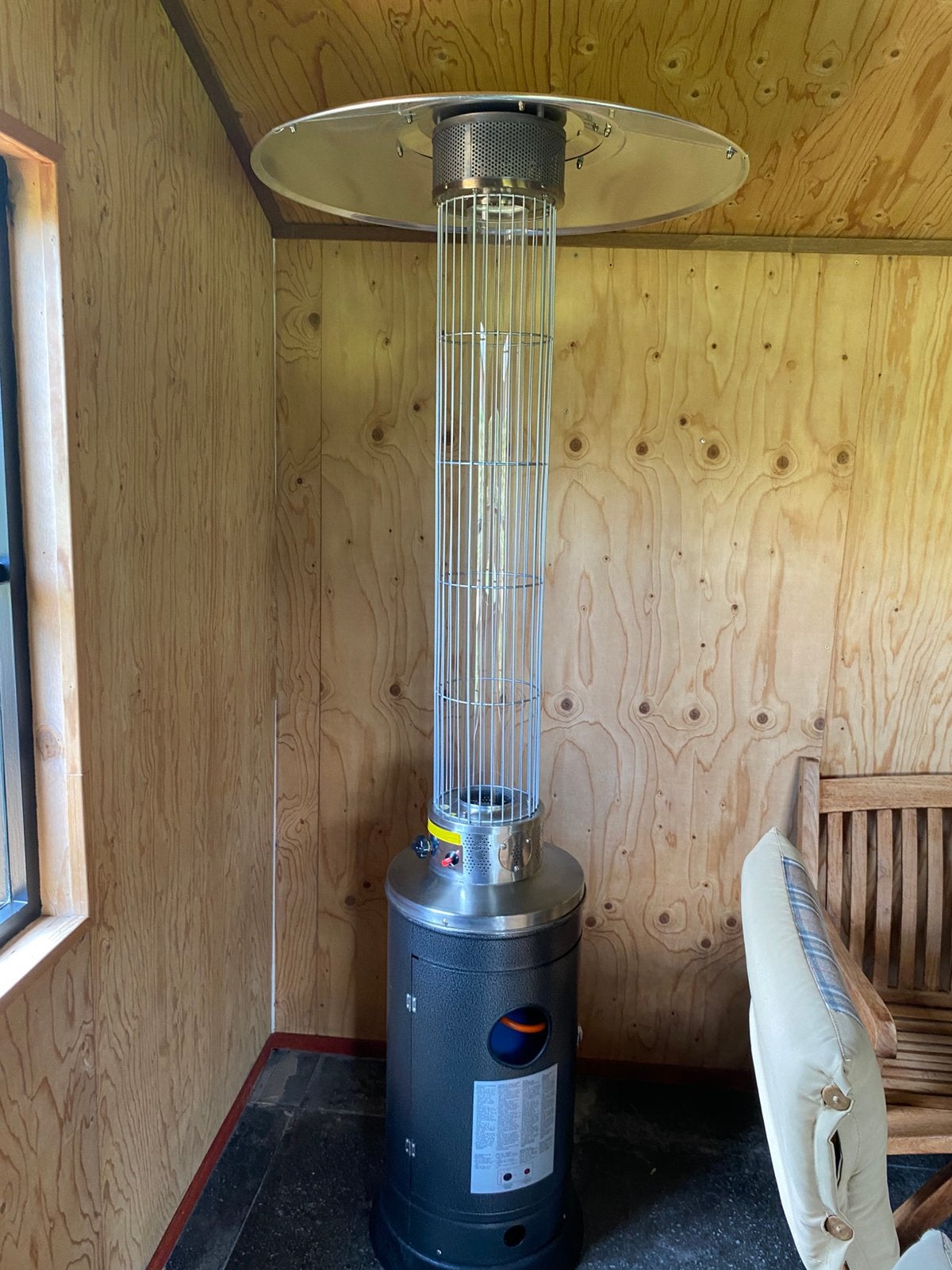Terrasverwarmer, Ophalen of Verzenden, Zo goed als nieuw