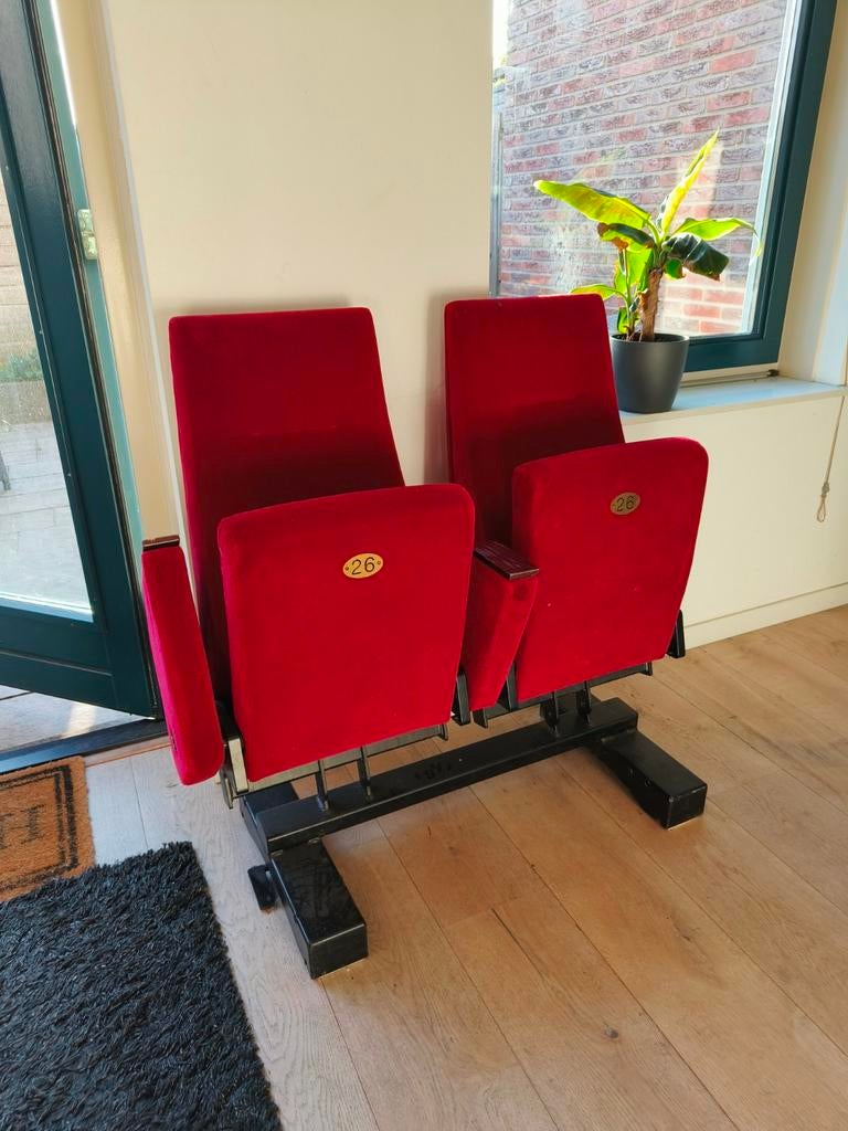 Theater stoelen verrijdbaar, Huis en Inrichting, Ophalen