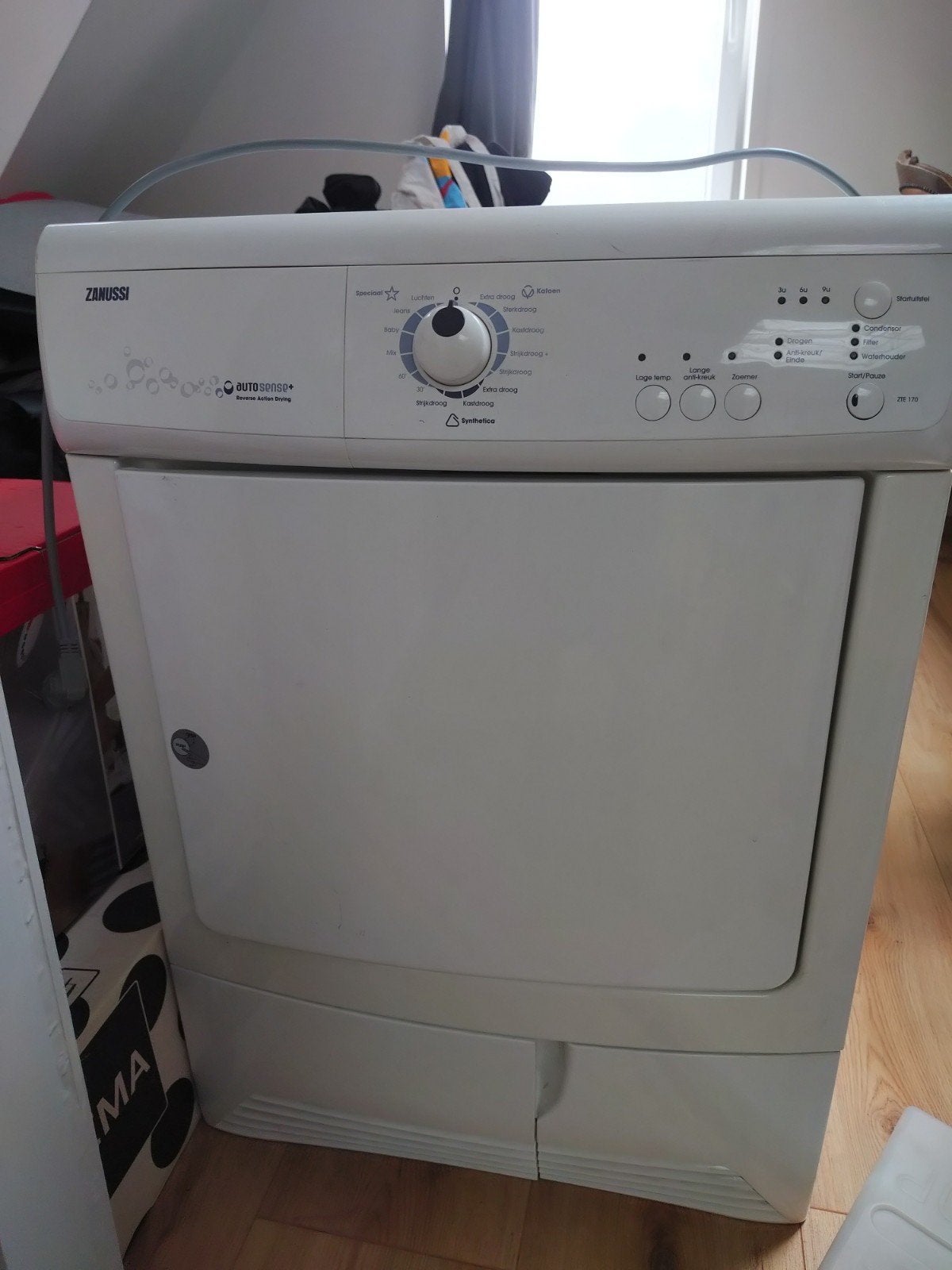 Oude wasdroger, Ophalen, 6 tot 8 kg, Gebruikt, Voorlader