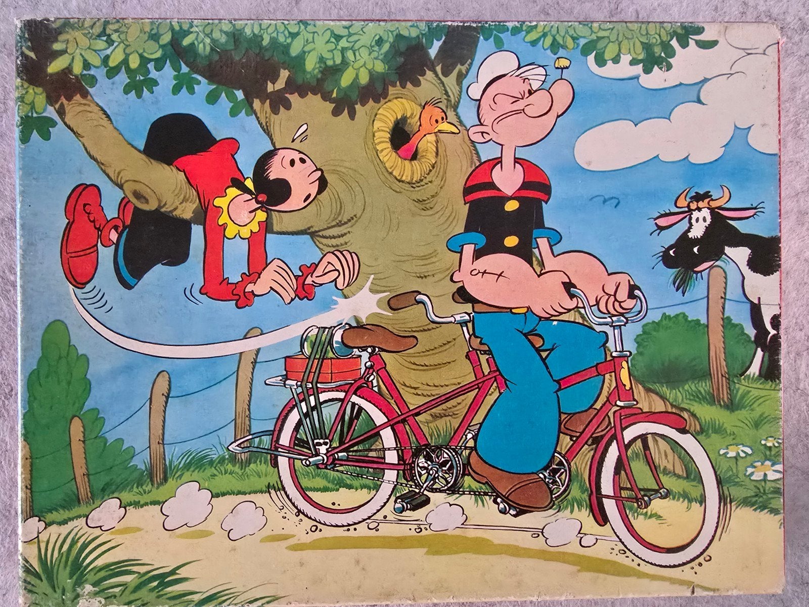 Jan van Haasteren Popeye puzzel nr 2 zeldzaam, Ophalen of Verzenden, Minder dan 500 stukjes, Gebruikt, Legpuzzel