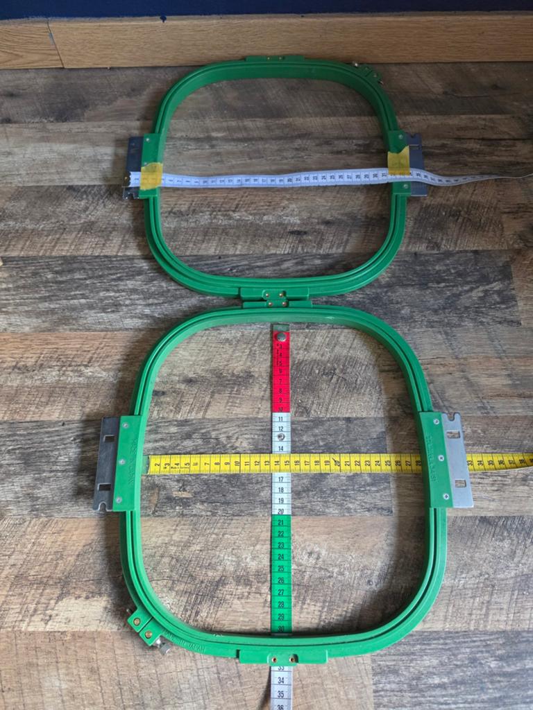 2 grote borduur hoops / ringen voor industriële machine, Verzenden, Gelijkstroom, Overige merken