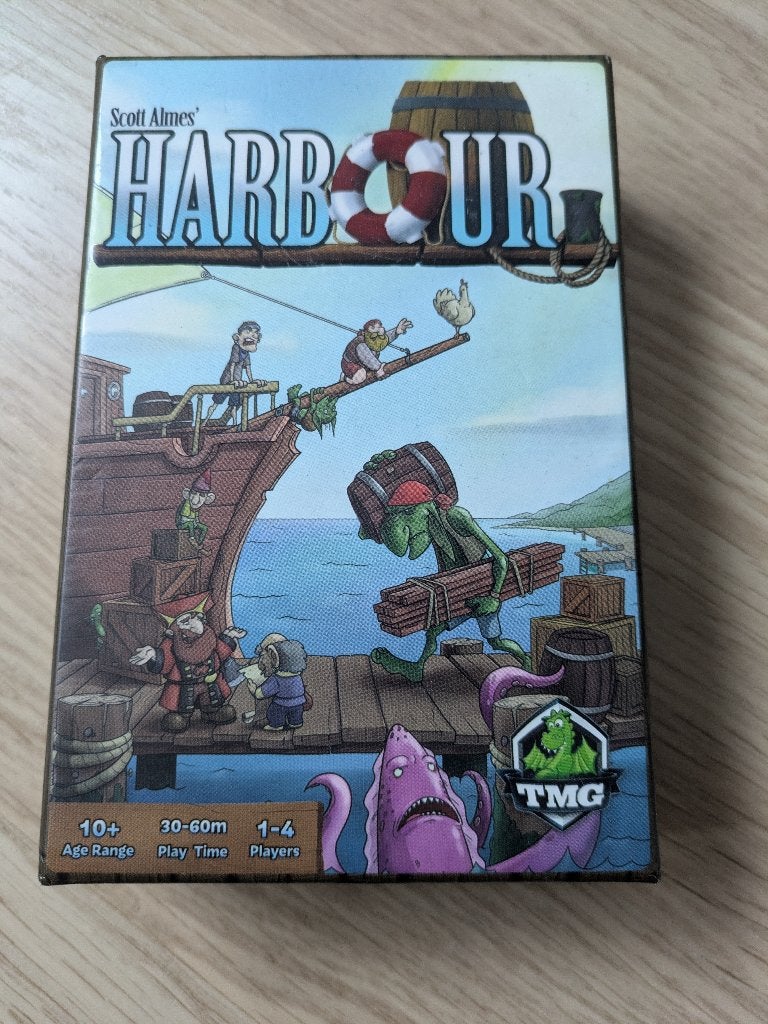 Harbour bordspel, Een of twee spelers, Ophalen of Verzenden, Zo goed als nieuw, Tasty Minstrel Games
