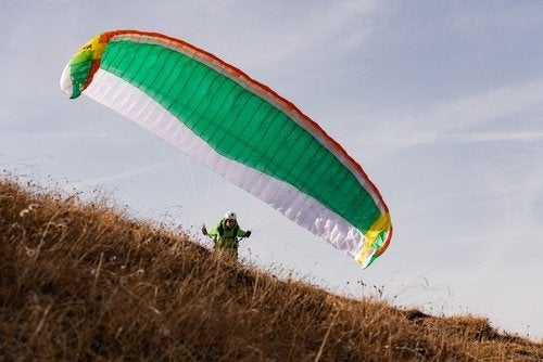 Paraglider Nova Aonic L (100-130 kilo), Sport en Fitness, Ophalen of Verzenden, Zo goed als nieuw, Complete paraglider
