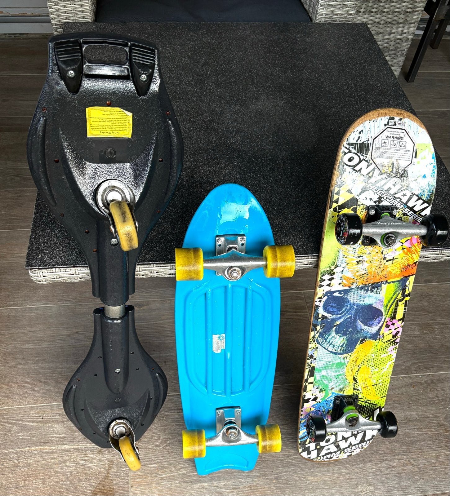 Waveboard, Skateboard & Pennyboard Set - Gebruikt, Ophalen, Gebruikt, Skateboard