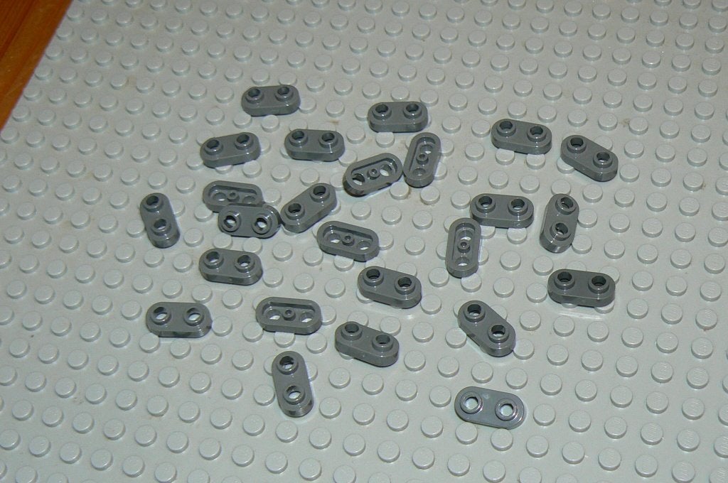 L370 Speciale stenen 1x2 nieuwe kleur donker grijs 25 st., Ophalen of Verzenden, Nieuw, Losse stenen, Lego
