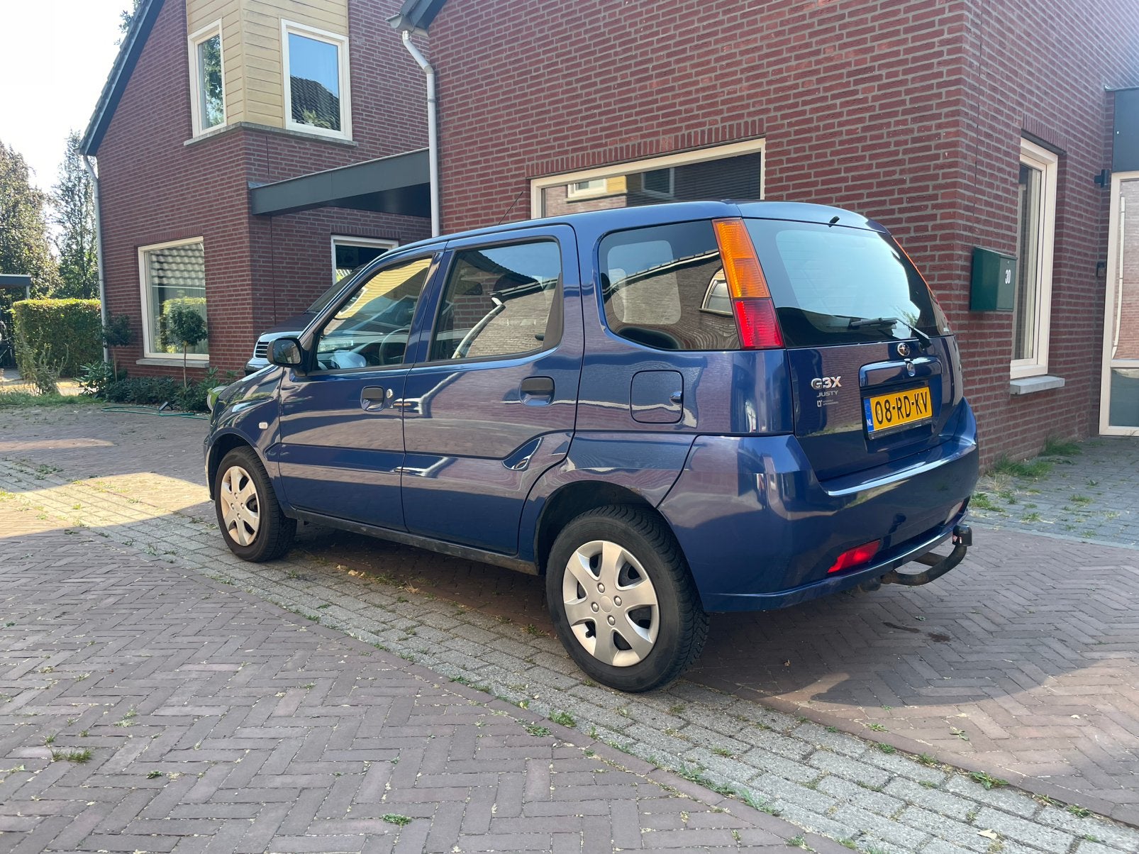 Subaru Justy 1.5 G3X AWD 2005 Blauw, Auto's, Subaru, Justy, 40 €/maand, 4 cilinders, Blauw