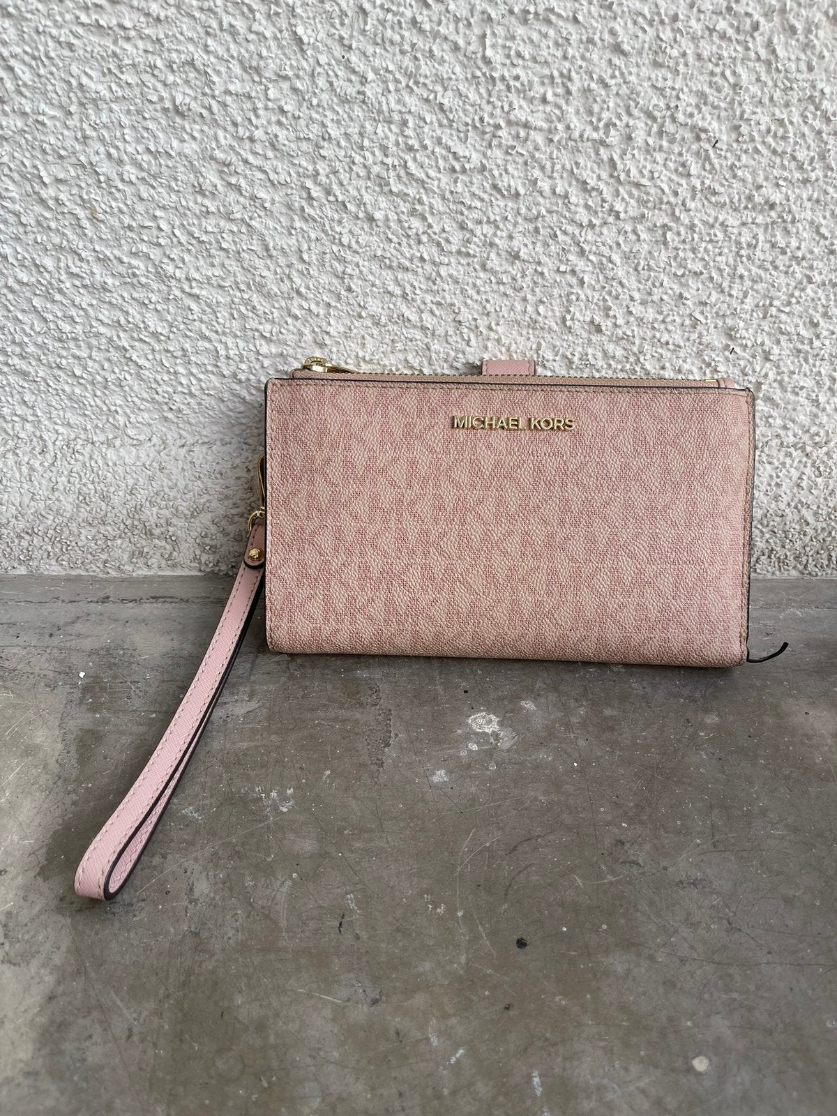Roze Portemonnee | Portefeuille van MICHAEL KORS, Sieraden, Tassen en Uiterlijk, Ophalen of Verzenden, Gebruikt, Roze, Overige merken