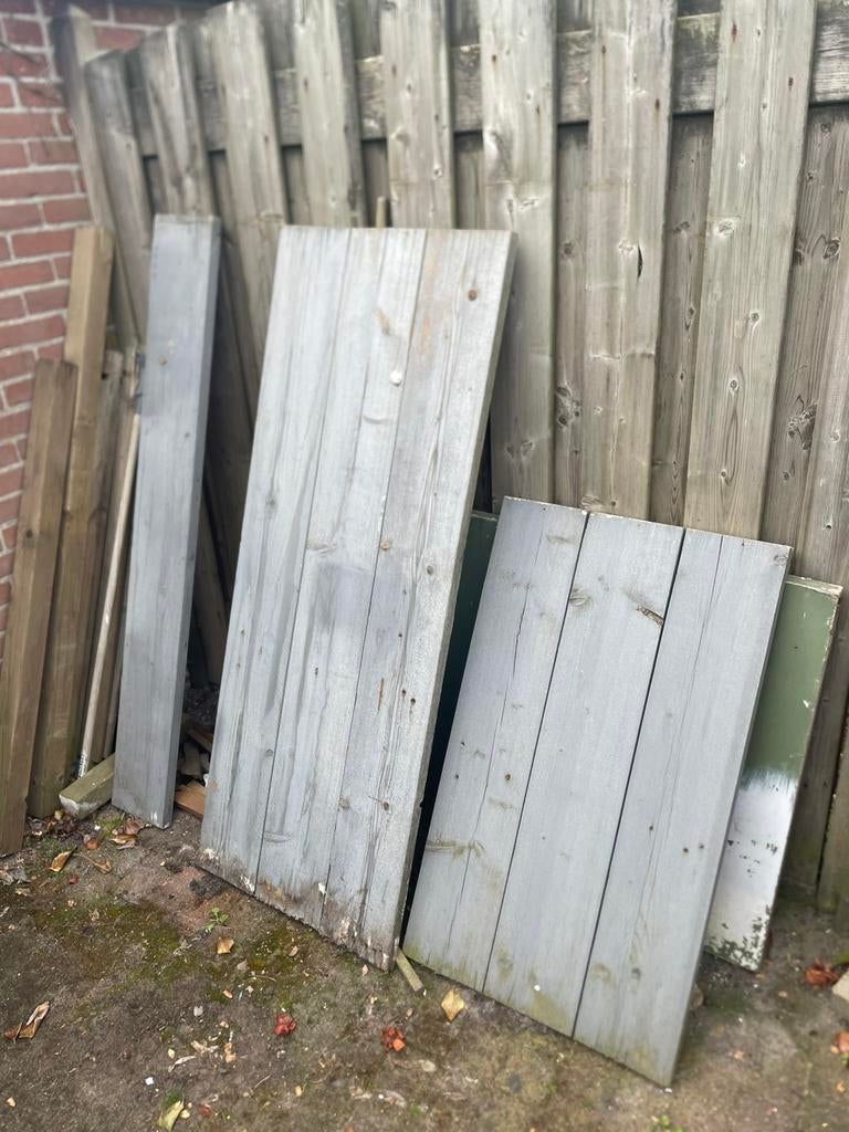 (Steiger) hout, Doe-het-zelf en Verbouw, Hout en Planken, Ophalen, 25 tot 50 mm, Zo goed als nieuw, Plank
