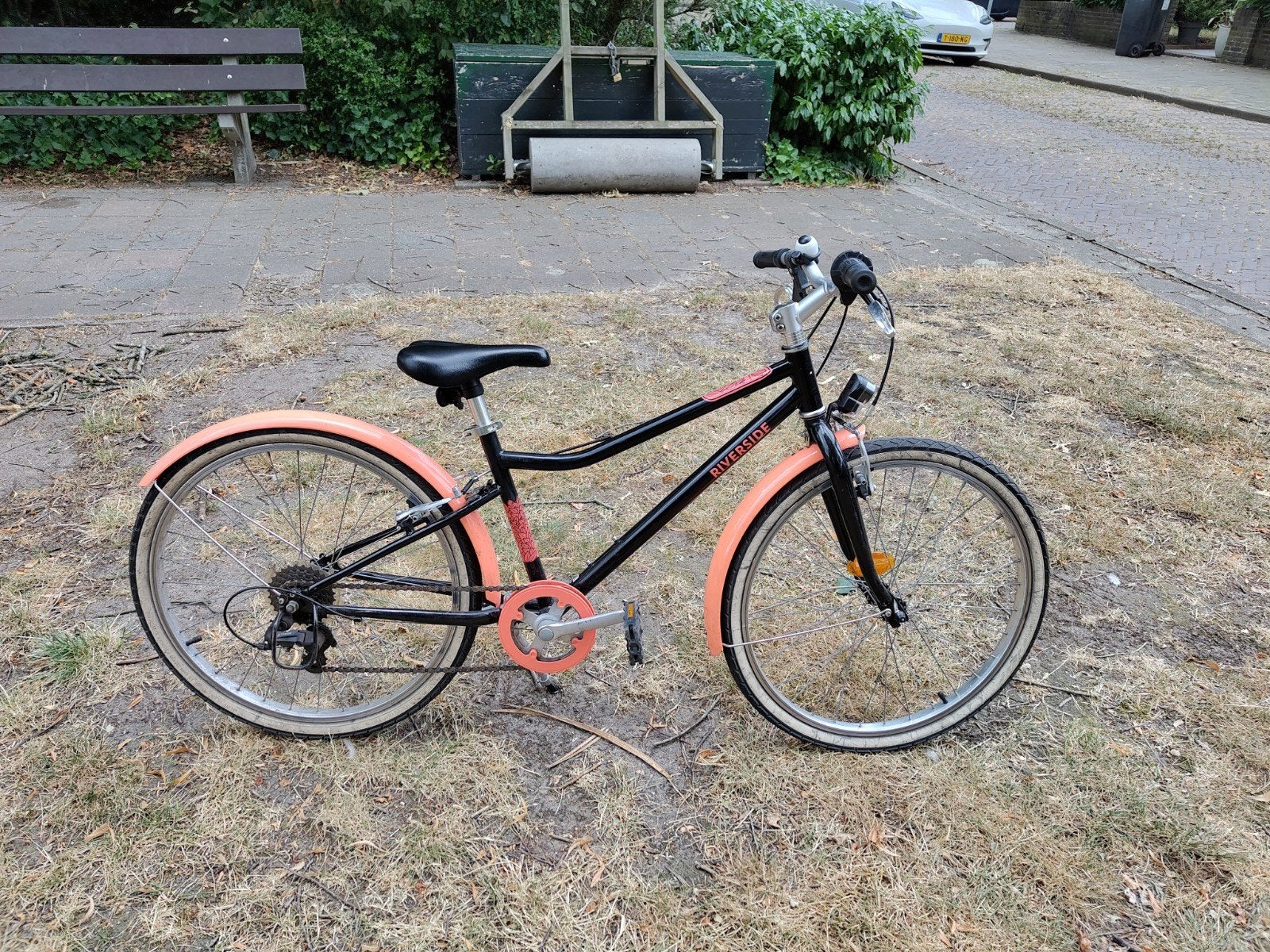 Decathlon Riverside 24inch kinderfiets, Ophalen, Velgrem, Versnellingen, Decathlon