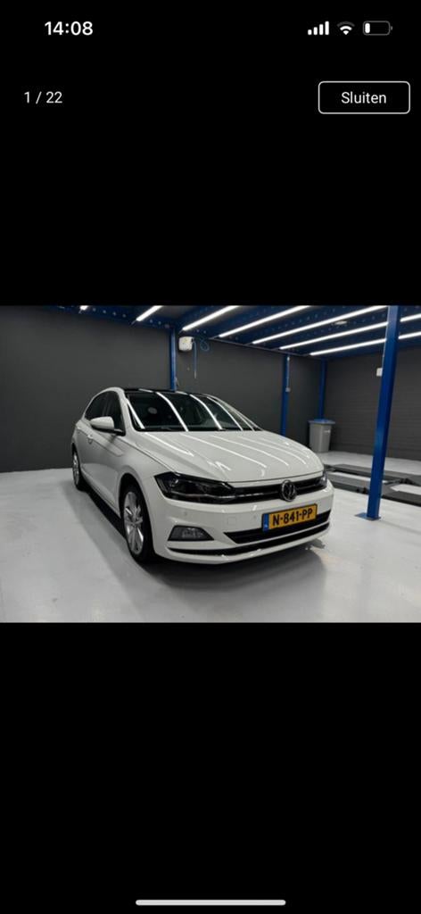 Volkswagen Polo 1.0 TSI 115pk schakel 2019 Wit, 580 kg, Bedrijf, 115 pk, 3 cilinders