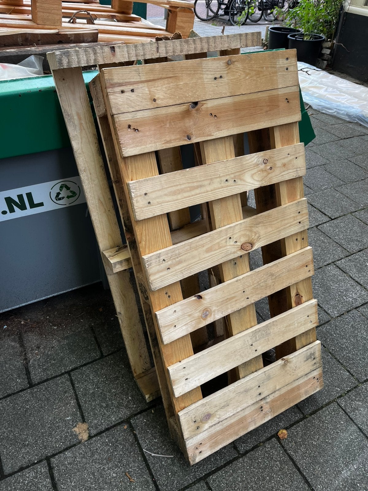 Pallets / brandhout, Ophalen, Gebruikt, Pallet, Minder dan 200 cm