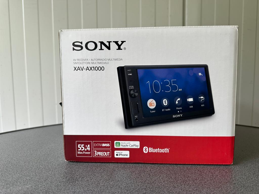SONY XAV-AX1000 Multimediasysteem 2 din auto radio, Auto diversen, Autoradio's, Ophalen of Verzenden, Nieuw
