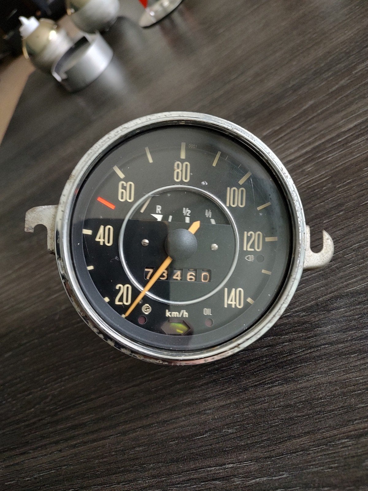 VW Kever snelheidsmeter VDO 113957021J 3.69, Auto-onderdelen, Ophalen of Verzenden, Gebruikt, Volkswagen