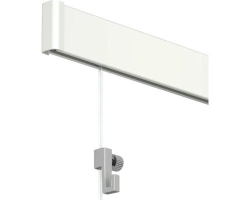 ARTITEQ Schilderij ophangsysteem 11,5 meter, Ophalen, Clicklijst, Zo goed als nieuw, Wit