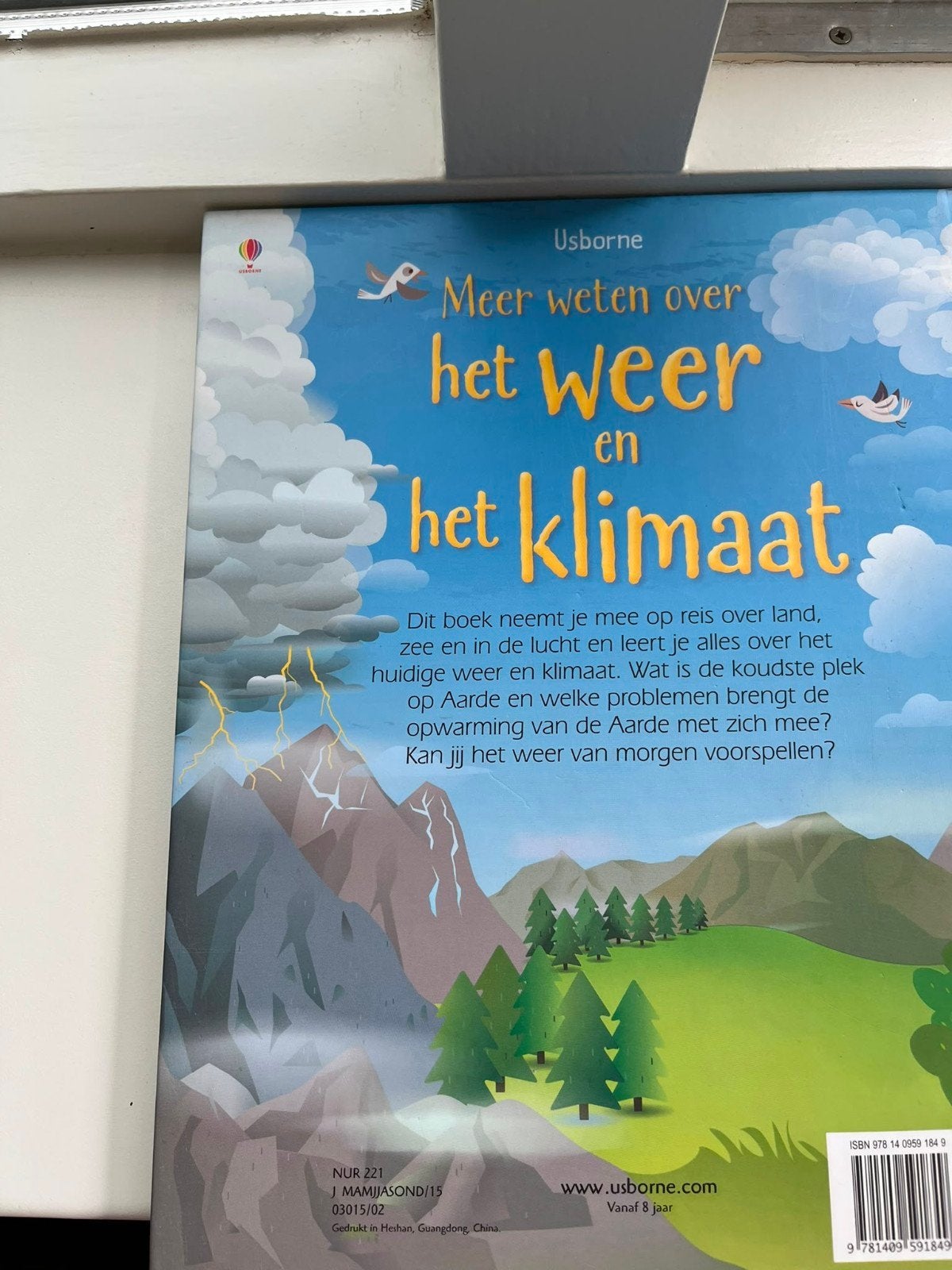 Meer weten over het weer en het klimaat., Boeken, Ophalen of Verzenden, Gelezen, Usborne, Non-fictie