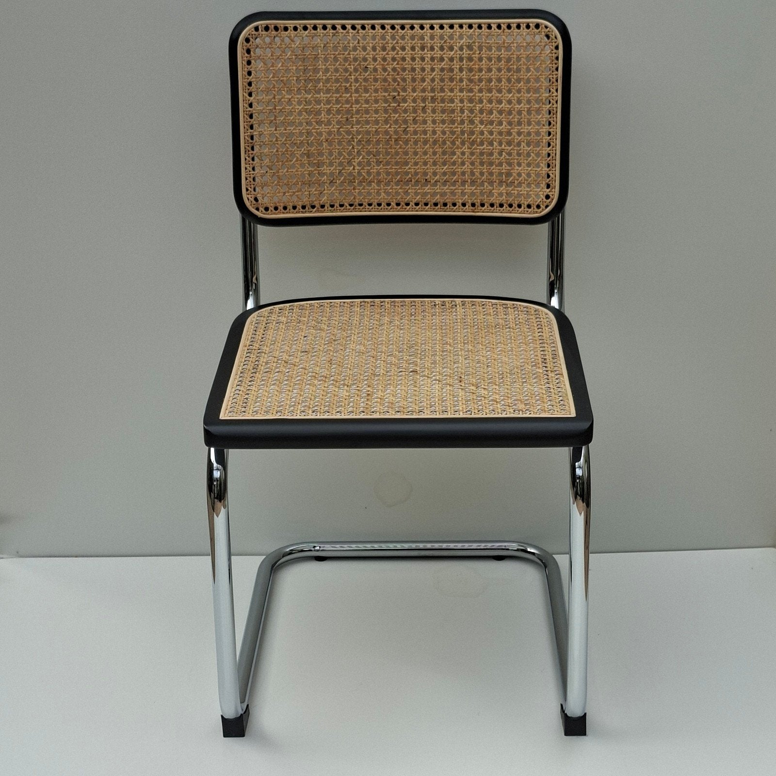 20x Classic Cesca Breuer eetkamer stoel hout rotan webbing, Vintage Bauhaus Japandi Scandinavisch design, Hout, Zwart, Nieuw