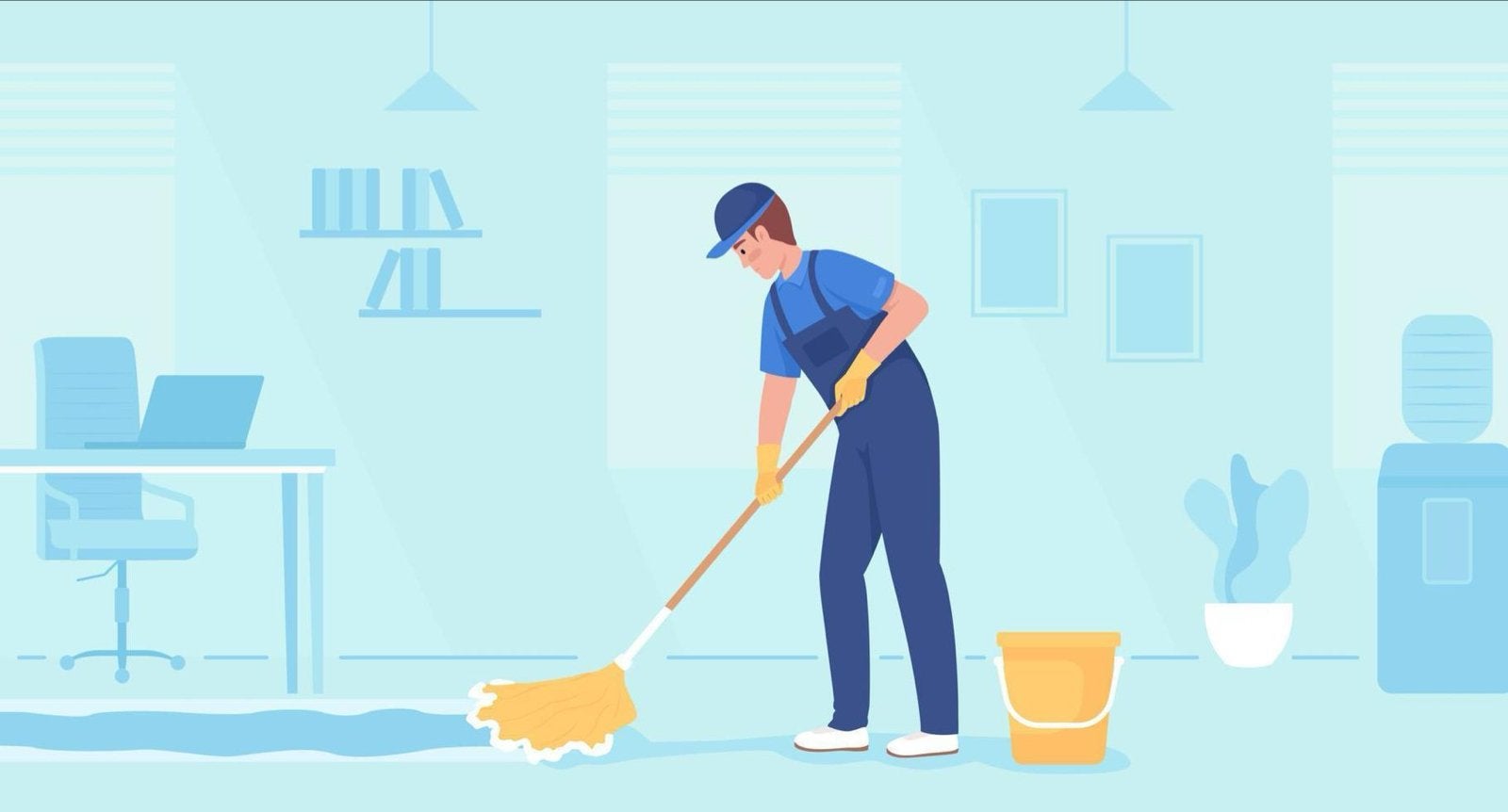 Schoonmaakservice Amsterda en omgeving, Schoonmaken bedrijfsruimte