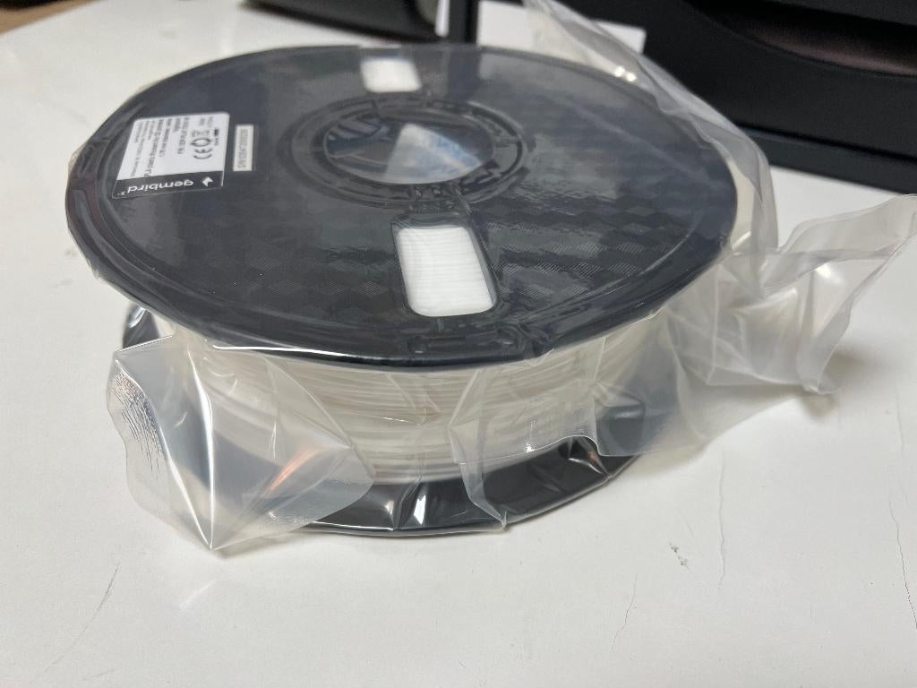 Gembird 3D Filament PLA 1,75 1kg WIT, Computers en Software, 3D-printerbenodigheden, Gembird, Gembird, Nieuw, Ophalen of Verzenden
