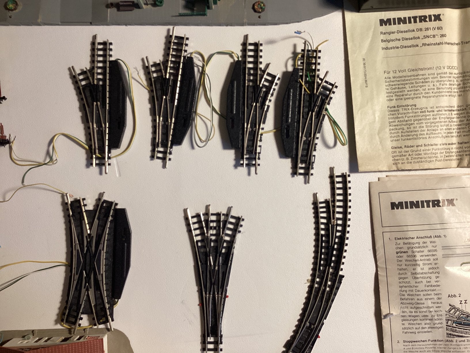 Minitrix, Hobby en Vrije tijd, Modeltreinen | H0, Gebruikt, Rails, Gelijkstroom, Trix, Ophalen of Verzenden
