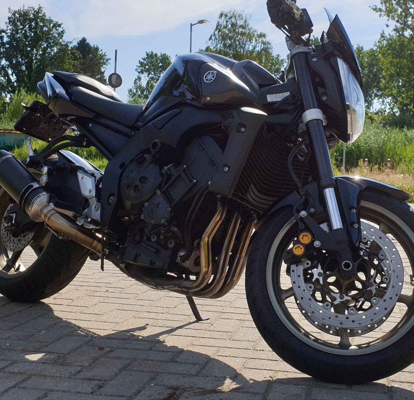 Yamaha FZ1-N Zwart 2008, Motoren, Occasion, 4 cilinders, Motorrijbewijs A, Particulier