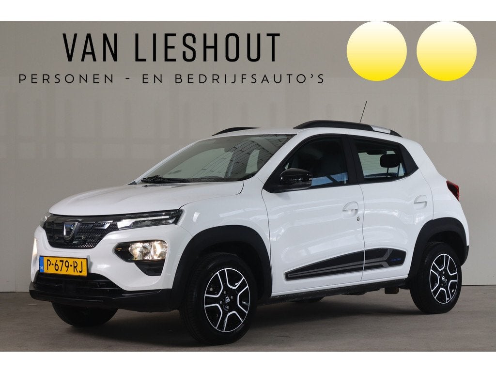 Dacia Spring Comfort 27 kWh - NL- Auto! Airco I Radio I Crui, Auto's, Electronic Stability Program (ESP), Gebruikt, 230 km, Leder en Stof