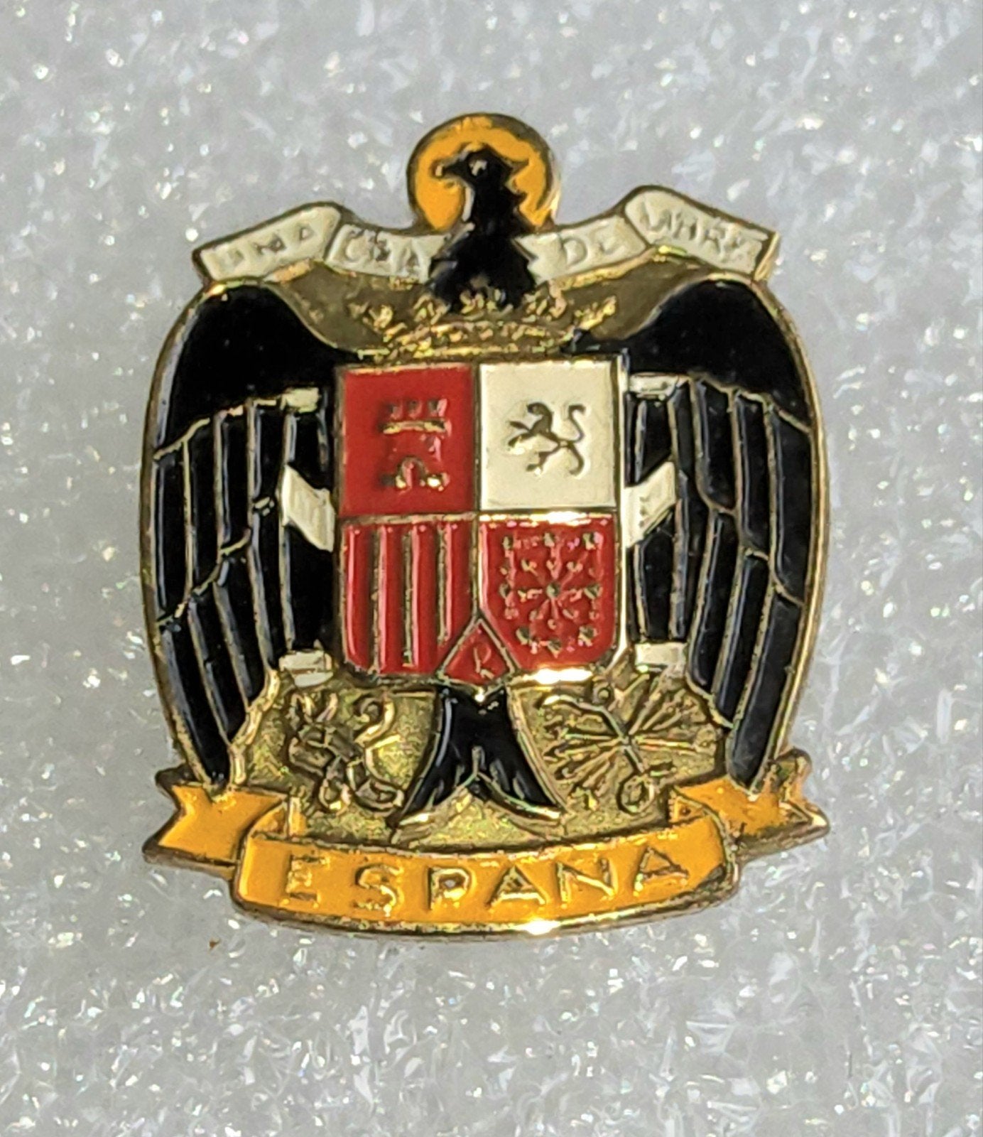 Vintage Speldje Spanje Wapen Adelaar - España, Ophalen of Verzenden, Gebruikt, Overige onderwerpen, Speldje of Pin