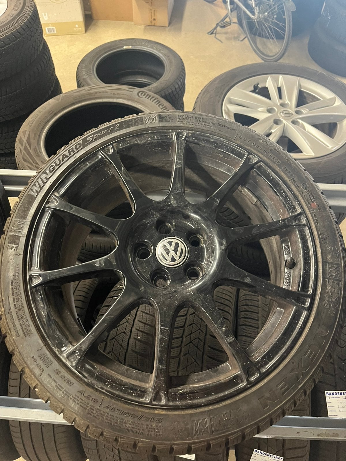 Winterbanden inclusief velgen voor, vw/seat/skoda/, Ophalen, 215 mm, Banden en Velgen, Nieuw