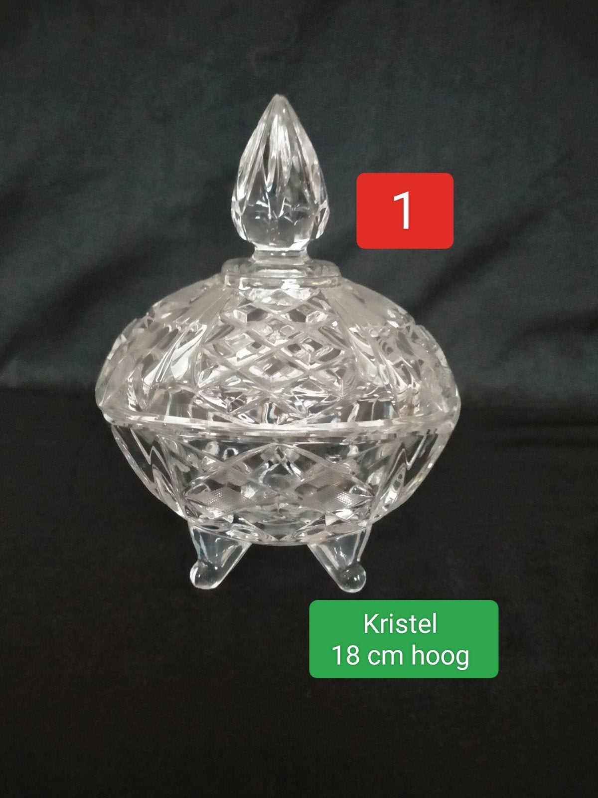 Bonbon schaaltje, Ophalen