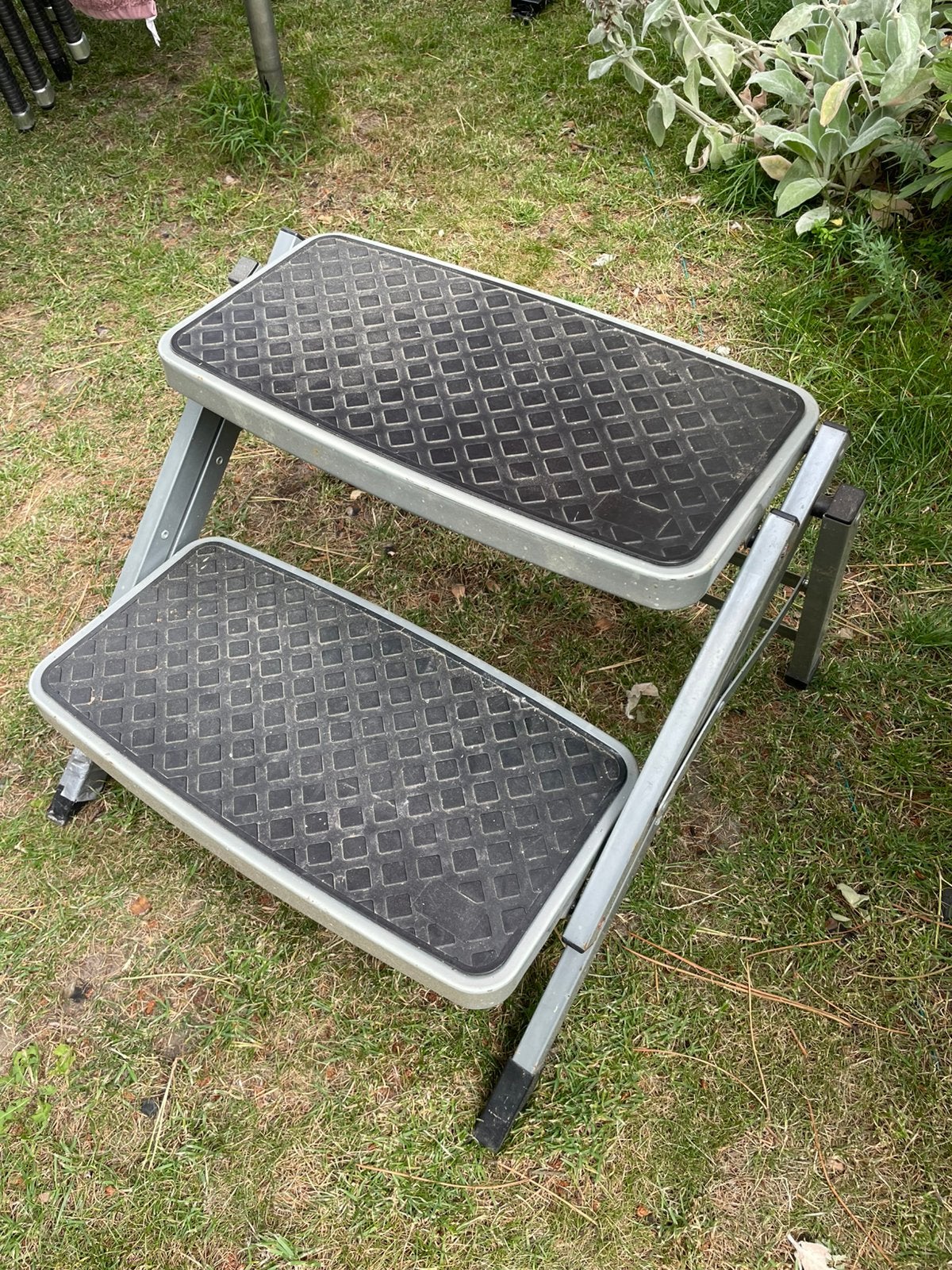 Caravan opstapje inklapbaar, Ophalen, Gebruikt