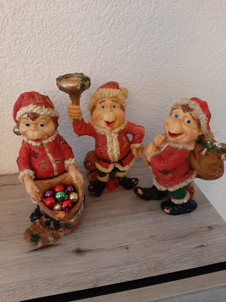 laven efteling set van 3 kerstlaven, Verzamelen, Efteling, Zo goed als nieuw, Beeldje of Poppetje, Ophalen of Verzenden