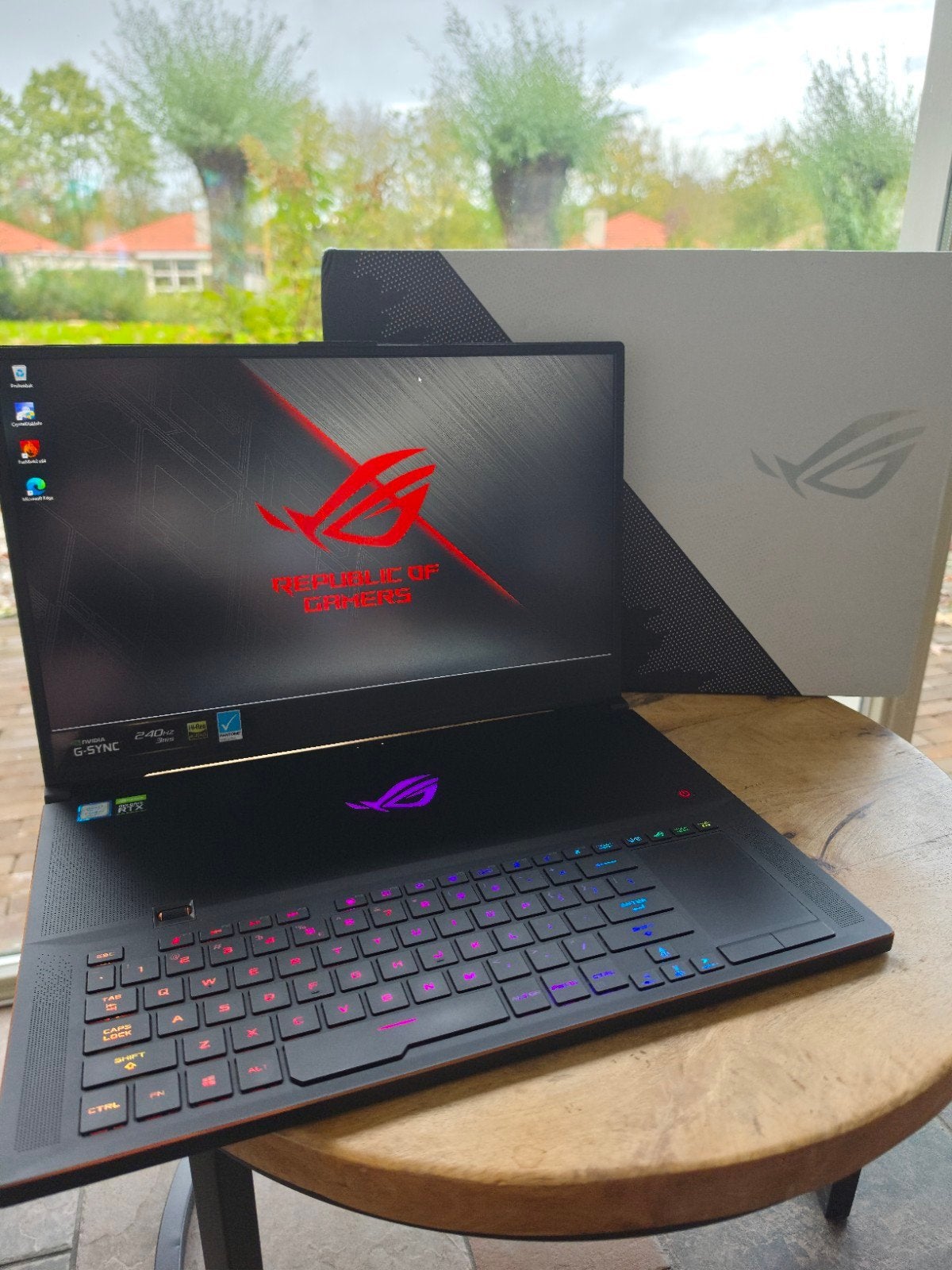 ASUS ROG Zephyrus - I7 | RTX | 240 Hz | 32 GB - NIEUWE ACCU, Met videokaart, Ophalen of Verzenden, Zo goed als nieuw, SSD