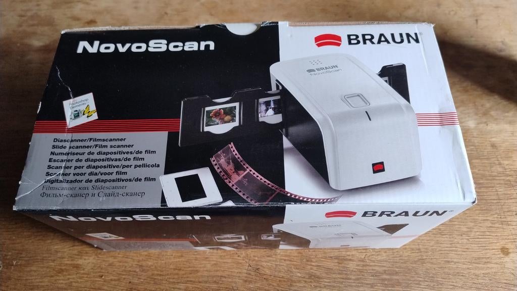 Braun NovoScan dia / negatieven scanner, Computers en Software, Scanners, Ophalen of Verzenden