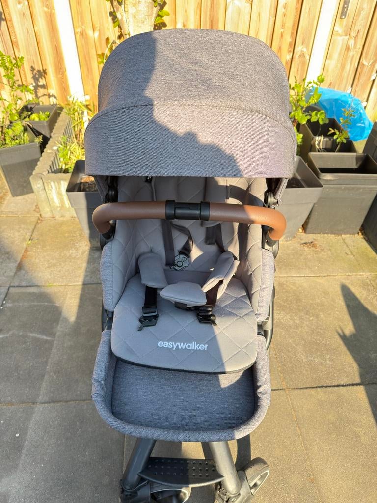 Easywalker kinderwagen met Joie autostoel en reiswieg, Overige merken, Autogordel, Verstelbare rugleuning, Ophalen of Verzenden
