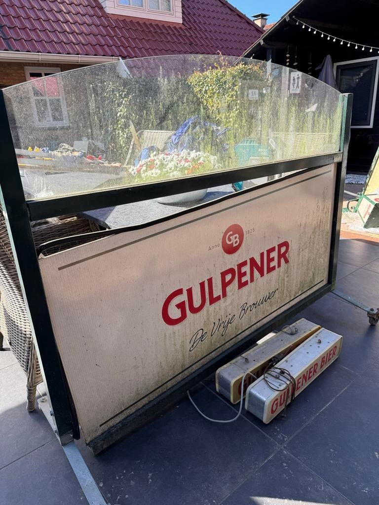 Gulpener bier windschermen, Ophalen of Verzenden, Gebruikt