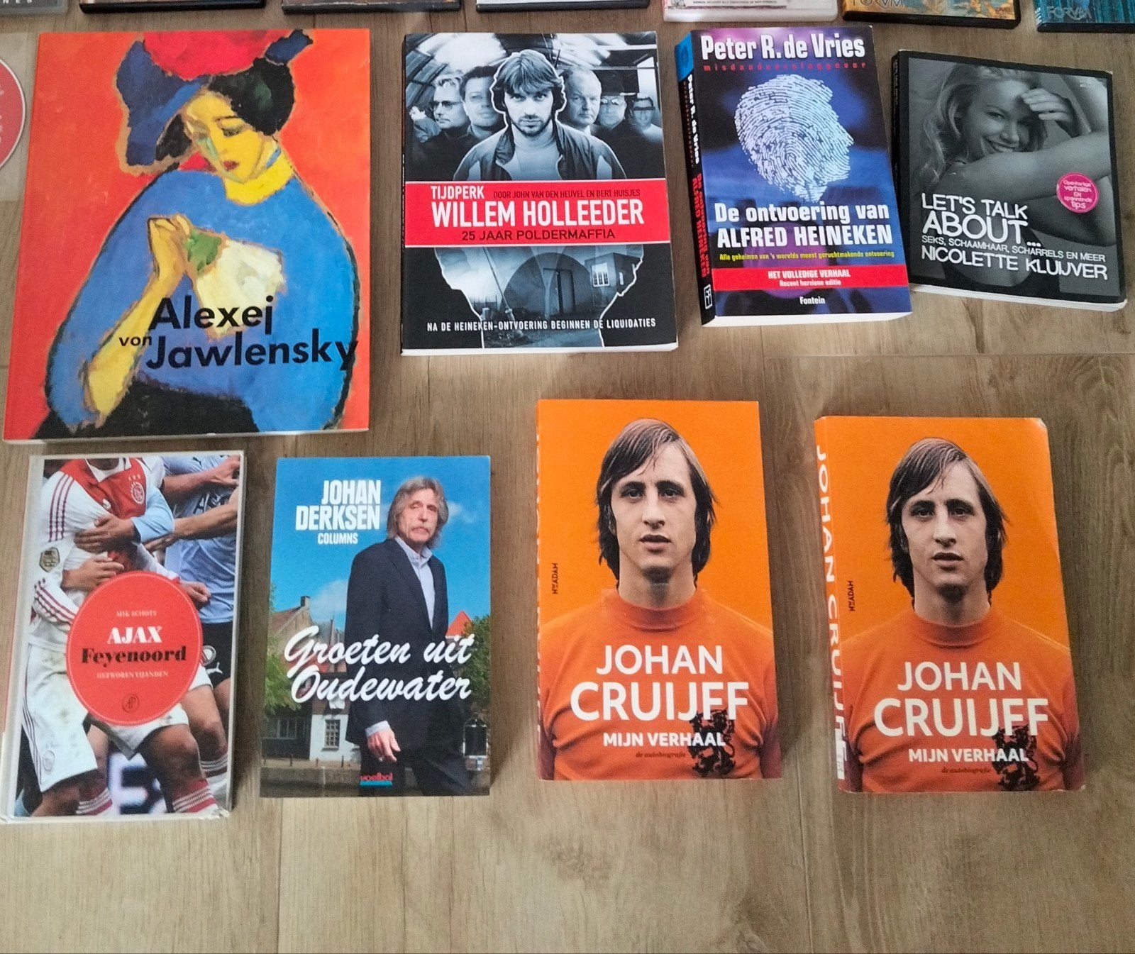 Partij van 8 boeken, Ophalen