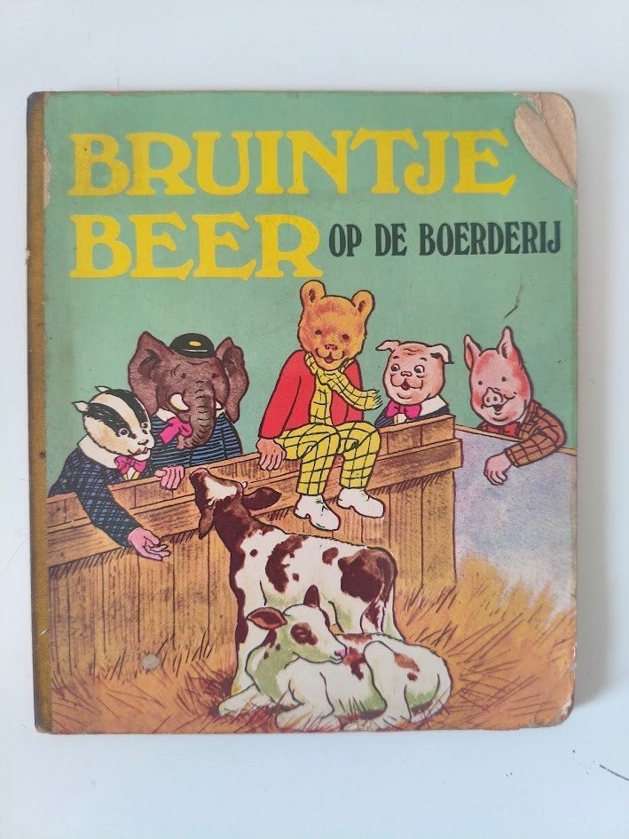 Bruintje beer op de boerderij boekje, Ophalen of Verzenden, Gelezen, Fictie algemeen