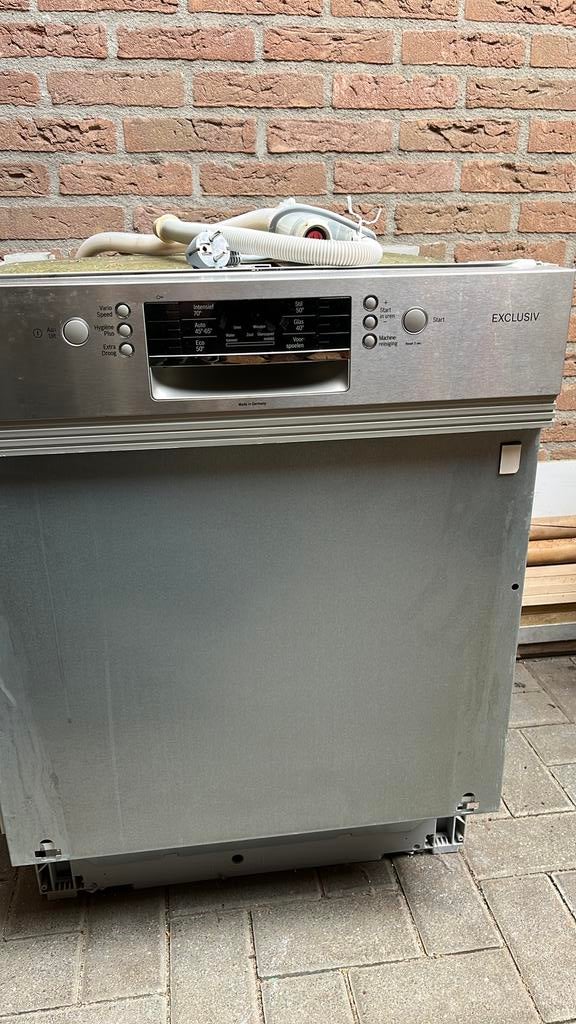 Nette Bosch vaatwasser met bedieningspaneel, Ophalen, Gebruikt, Minder dan 85 cm, Inbouw